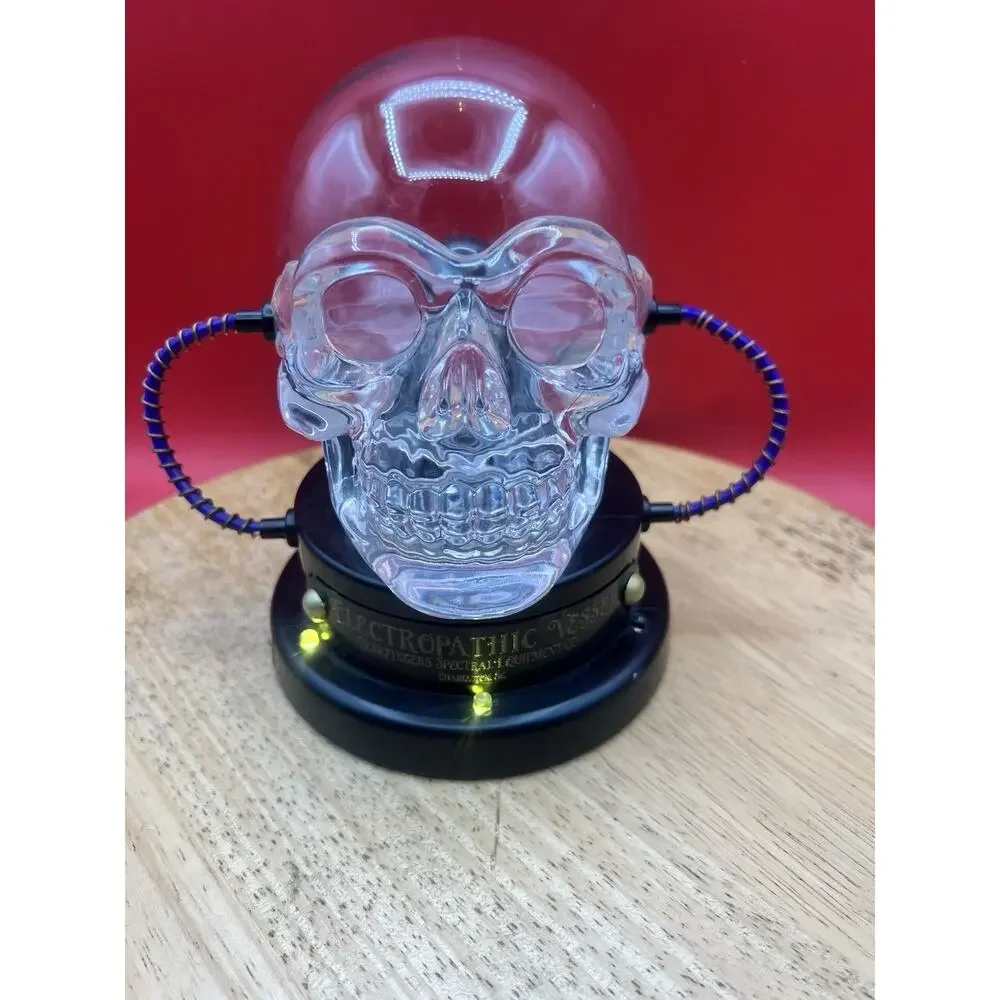 Hyde & EEK! Boutique Animated Plasma Skull Halloween Crystal Ball Decor